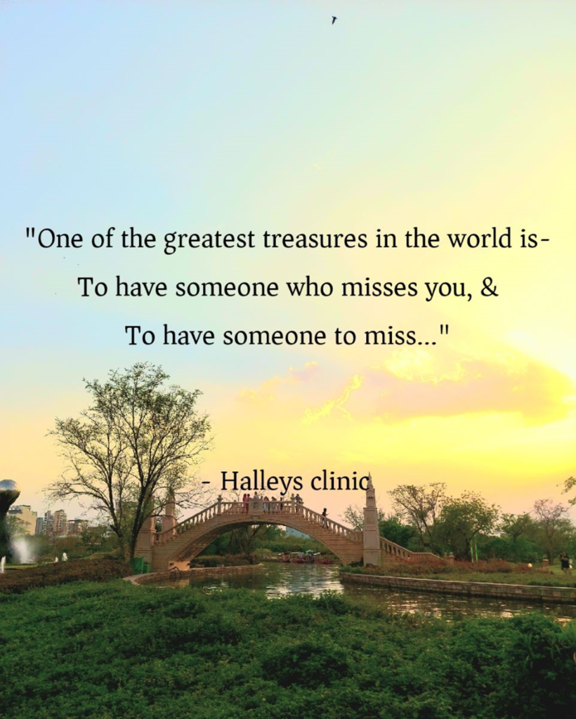 To miss someone

- by Halleys clinic