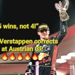 Why Does Max Verstappen Claim 5 Wins in Austria? Exclusive
