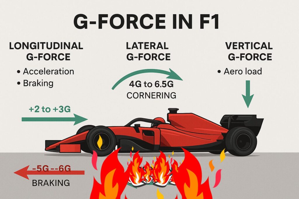 G-force in F1